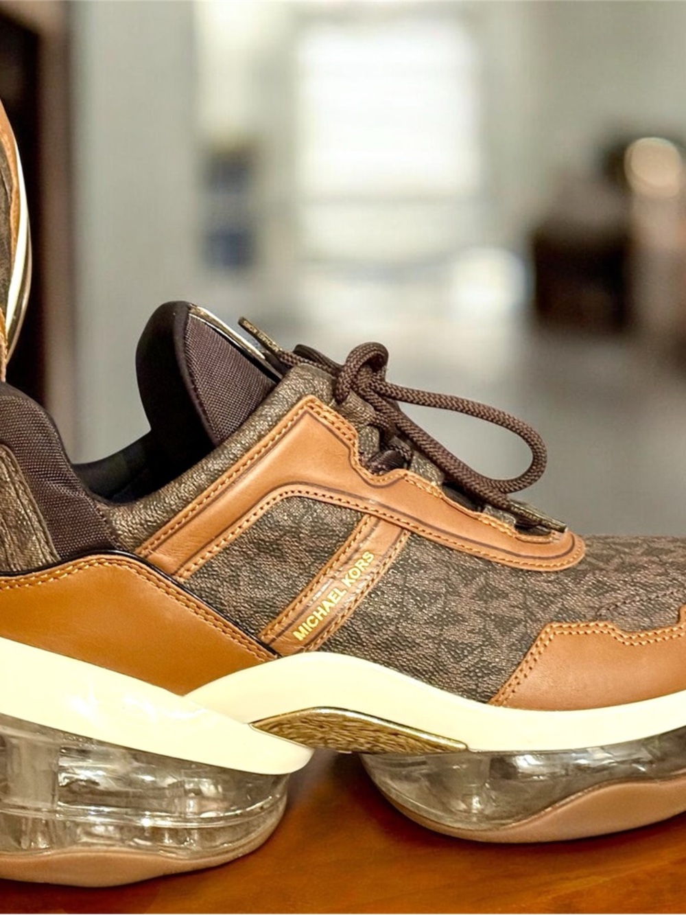 Michael Kors Bubbles Monogram Trainer Sneaker